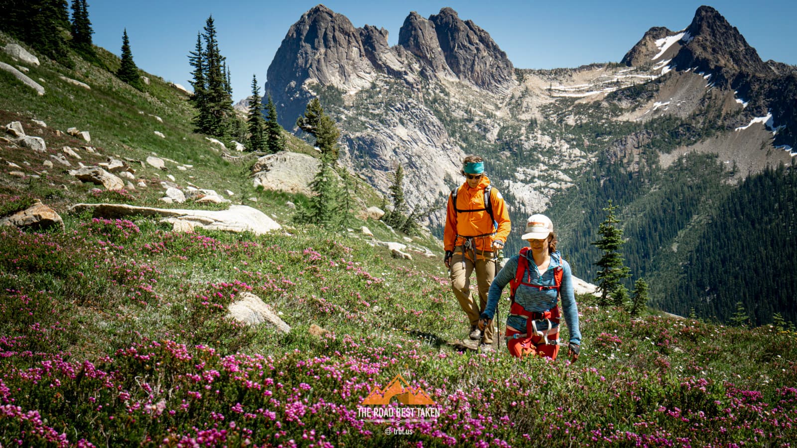 Climbing Cutthroat Peak - 