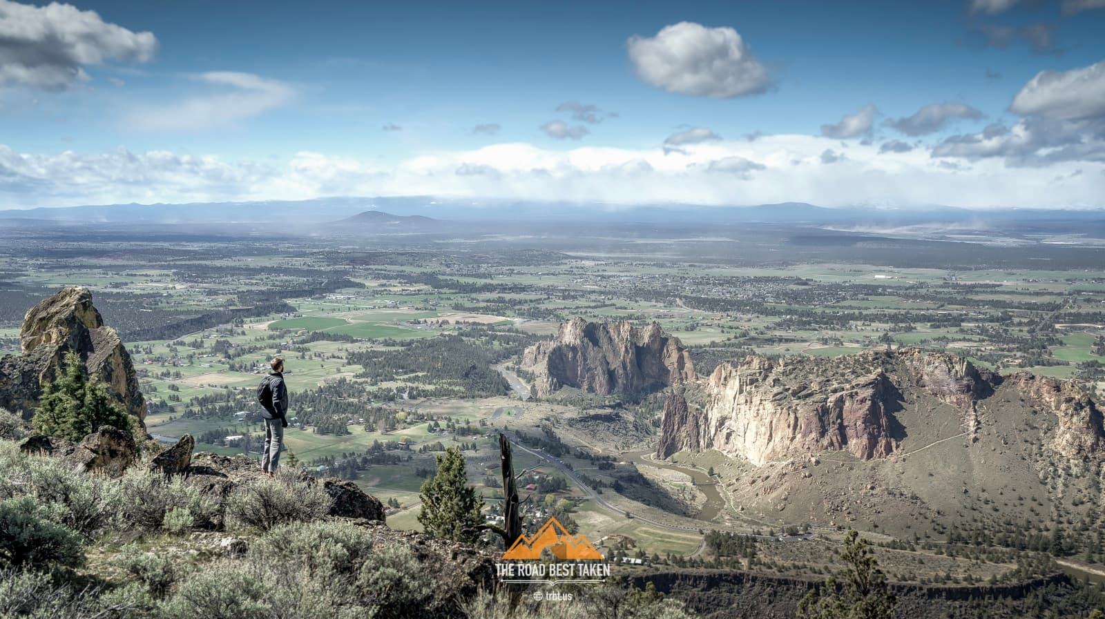 Overlooking Smith Rock, Oregon - 