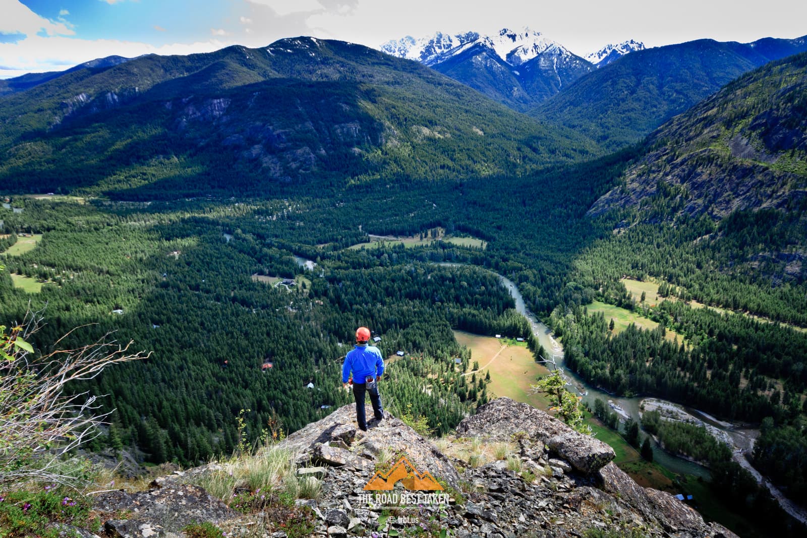 Looking Down the Methow Valley, Washington - 