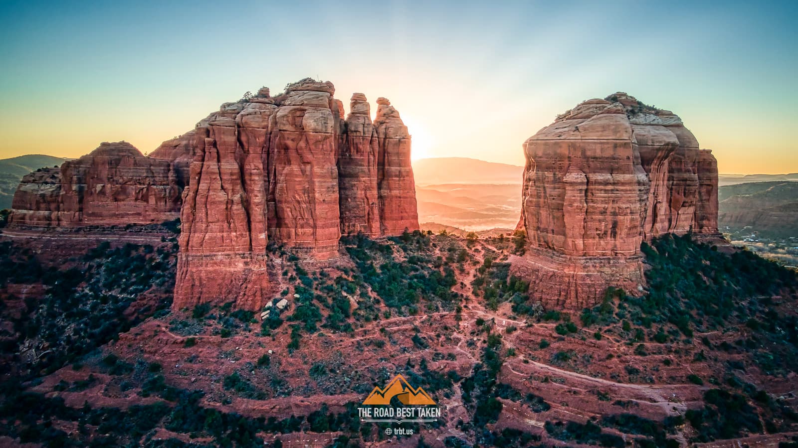 Sedona, Arizona from the Air #1 - 